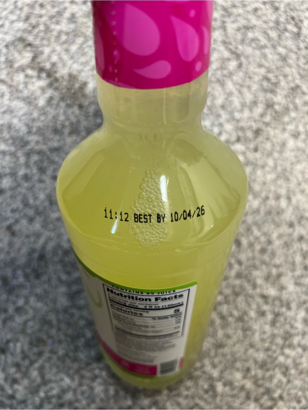 Skinny Mixes Classic Margarita Mixer - Bright Lime & Pink Accents - Picture 2 of 3